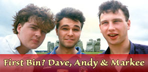 Dave, Andy and Mark on what is now considered the first Binner Trip